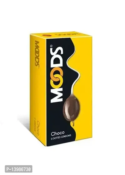 Moods Choco Dotted Condoms 12'S