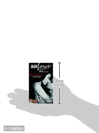 Manforce Extra Dotted Condoms (Strawberry)-thumb3