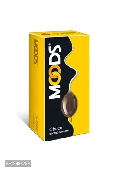 Moods Choco Dotted Condoms 12'S-thumb2