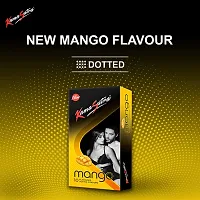 KamaSutra Mango Flavoured Dotted Condoms for Men 10 Count-thumb4