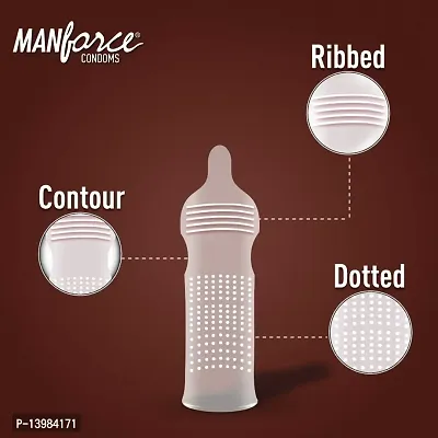 Manforce Chocolate condoms - 3 pieces packs (5)-thumb2