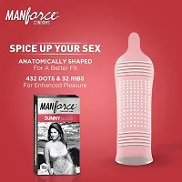 Manforce Premium Condom Sunny Edition Ribbed Dotted Pack of 5 (5 x 10 pcs.)-thumb4