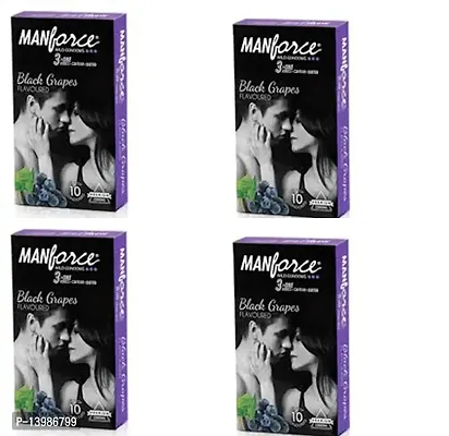 Manforce 4 SET 40 PCS dotted CHOCOLATE FALVOR CONDOM