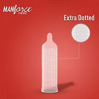 Manforce SUPER LITCHI FLAVOR CONDOM WITH 1500 DOTS LIKE AS EXTRA DOTTED CONDOM-thumb1