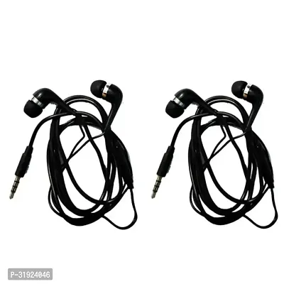 Stylish In-Ear Wired Earphones- Pack Of 2-thumb0