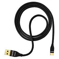 Nitrogen USB TYPE C Charging Cable For Android 1 M (Black)-thumb1