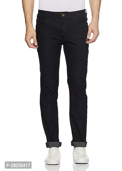 Star4well Men Black Slim Fit Jeans