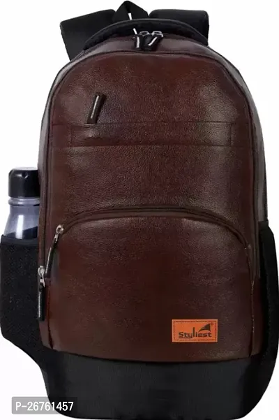 Trendy Office School Travel Backpack For Men and Women Brown