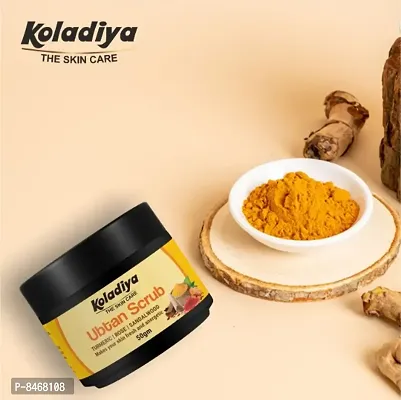koladiya the skin care ubtan face body scrub exfoliating | deep cleansing|make your skin fresh and anergetic 50gm pack of 01