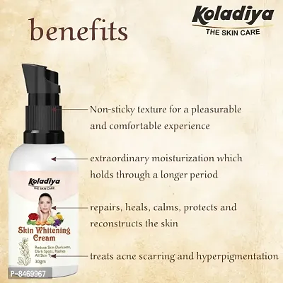 KOLADIYA THE SKIN CARE Whitening cream for FairBright Day and Night Cream Skin Whitening Brightening Nourishing  natural  Anti Spot Fairness Moisturizer SPF 15 Enriched with Pure Essential Oil (30g)-thumb2
