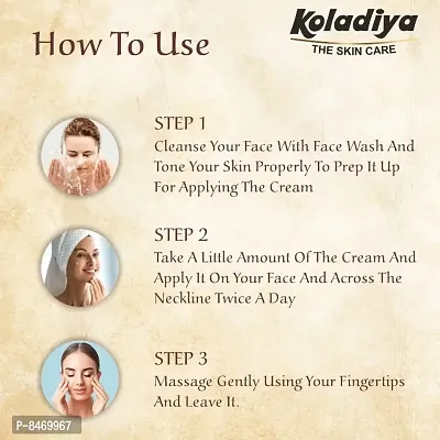 KOLADIYA THE SKIN CARE Whitening cream for FairBright Day and Night Cream Skin Whitening Brightening Nourishing  natural  Anti Spot Fairness Moisturizer SPF 15 Enriched with Pure Essential Oil (30g)-thumb3