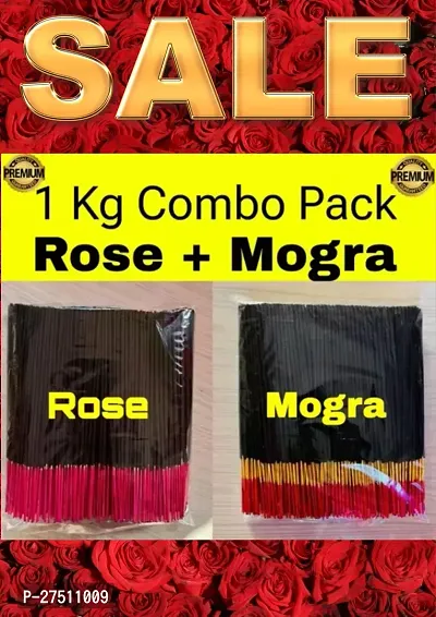 Rose and mogra 1 kg premium combo pack