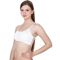 SPIRIT BEAUTY Women Spandex, Nylon  Cotton Padded Non-Wired Bra (Pack of 3) (36)-thumb2