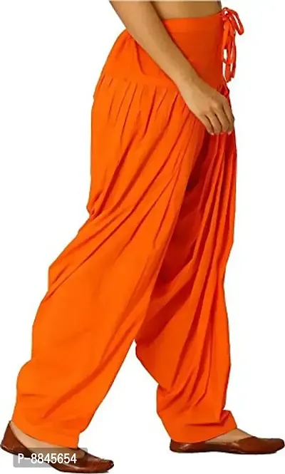 Classic Cotton Solid Salwars for Women-thumb3