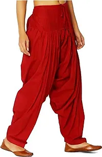 Classic Cotton Solid Salwars for Women-thumb2