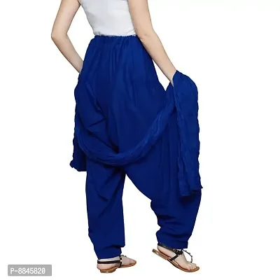 Classic Cotton Solid Salwars with Dupatta for Women-thumb2