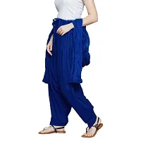 Classic Cotton Solid Salwars with Dupatta for Women-thumb2