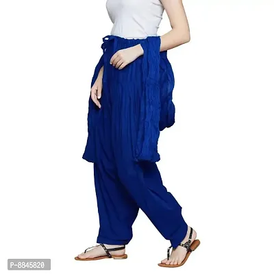 Classic Cotton Solid Salwars with Dupatta for Women-thumb3