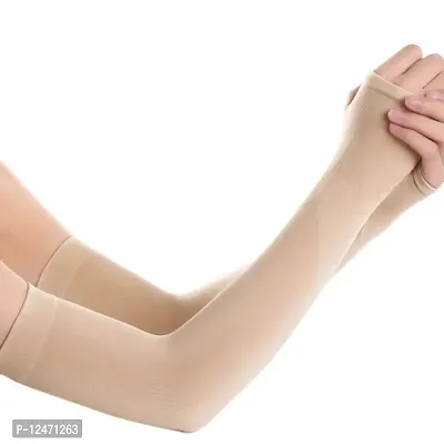 Full Arm Sleeves Gloves With Thumb Hole , UV, Dust & Sun