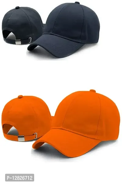 STYLISH COTTON BASEBALL CAP PACK OF 2 CAPS