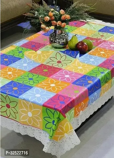 Designer Multicoloured Printed Table Cloth-thumb0