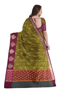 Beautiful Art Silk Saree with Blouse piece-thumb3