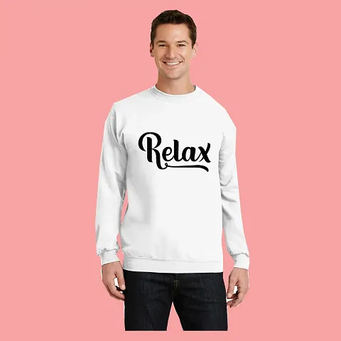 Trendy Blend Self Pattern Sweatshirts For Men