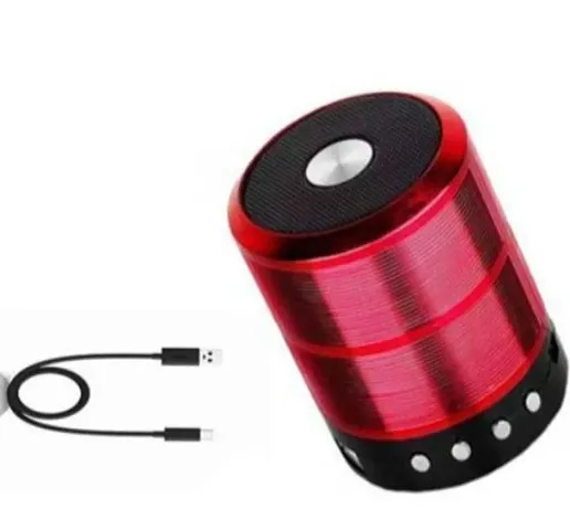 Stylish Red Wireless 10 W Bluetooth Speaker