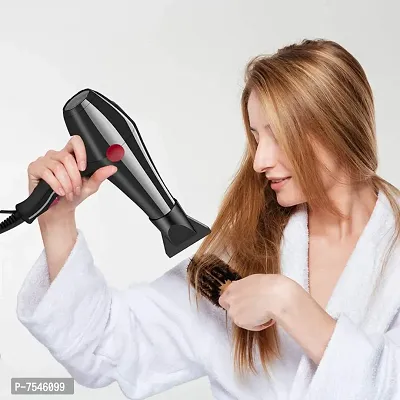Professional 6130 Hair Dryer for Men and Women with Styling Nozzle, 2 Speed 2 Heat Settings Cool Button, Concentrator, Diffuser with Detachable Filter