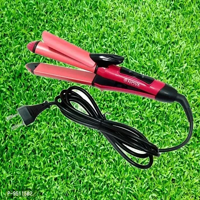 New 2 in 1 hair straightener and curler For women and Men Hair Straightener Electric Hair Curler