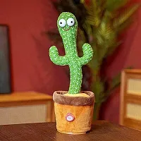 Best Toy for KIDS Dancing Cactus Toy with Lighting, Singing Cactus Recording and Repeat Your Words, Cactus Mimicking Toy for Kids-thumb3