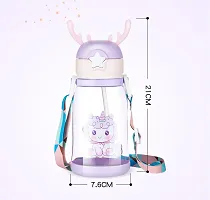 KITVERSE BPA Free Cartoon Designed Plastic Sipper Water Bottle for Kids and Toddlers, 600ml, 1 Piece-thumb2