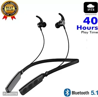 Modern 5.3 Wireless Bluetooth Neckband Earphone-thumb0