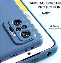 XTRABUY Back Cover for Redmi Note 10 Pro/Note 10 Pro Max (Liquid Silicone / Grey )-thumb2