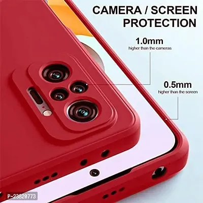 XTRABUY Back Cover for Redmi Note 10 Pro/Note 10 Pro Max (Liquid Silicone / Red )-thumb4