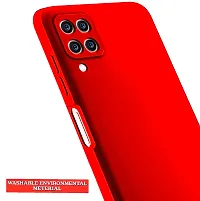 XTRABUY Back Cover for Samsung Galaxy A12 / M12 / F12 (Silicone/Red)-thumb2