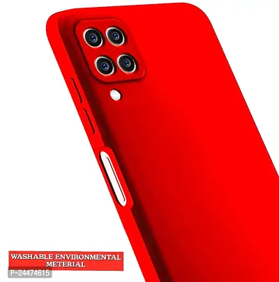 XTRABUY Back Cover for Samsung Galaxy A12 / M12 / F12 (Silicone/Red)-thumb3