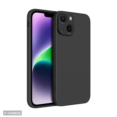 XTRABUY Back Case Cover for iPhone 14 Plus Back Cover Case Camera Protection Soft Liquid Silicone Protective Back Cover Designed for iPhone 14 Plus Black-thumb0