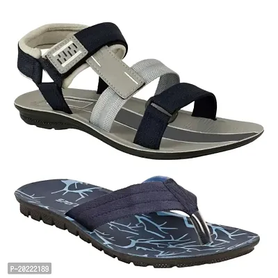 LOTTO Renato Men Blue, Grey Sports Sandals - Price History