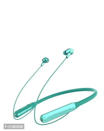 Stylish Turquoise In-Ear Bluetooth Wireless Neckband-thumb0
