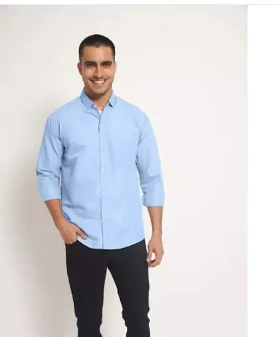 Elegant Solid Long Sleeves Casual Shirts For Men