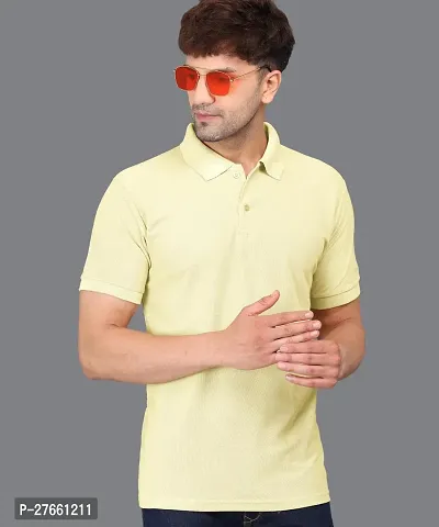 Elegant Cotton Solid Polos For Men And Boys