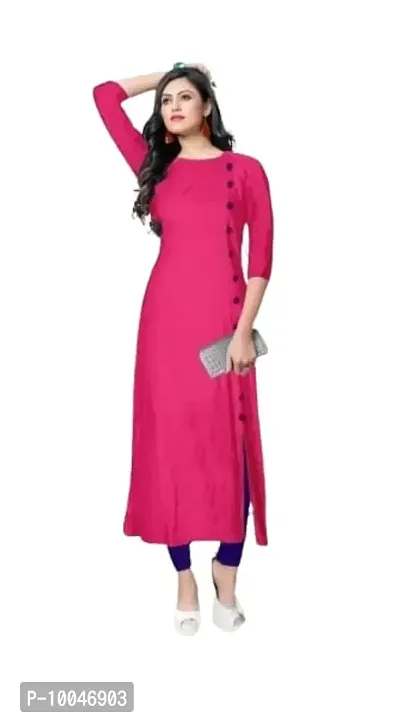 Stylish Fancy Rayon Kurti For Women Pack Of 1-thumb0