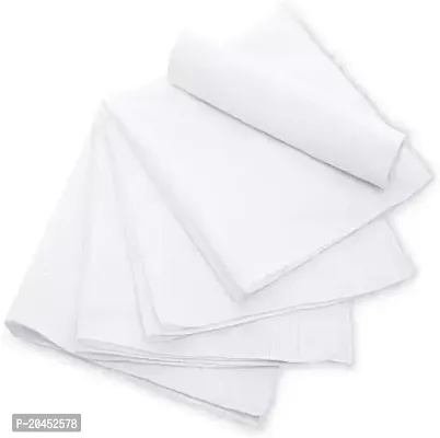 Cotton Premium Collection Handkerchief Hanky Combo For Men  Women, PACK OF 12