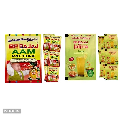 BCP BAJAJ Aam Pachak  Jaljira Sachet (48 sachets of Rs 1/- each, 48+2 FREE sachets of Re.1/-) (Pack of 3) (Pack of 4)