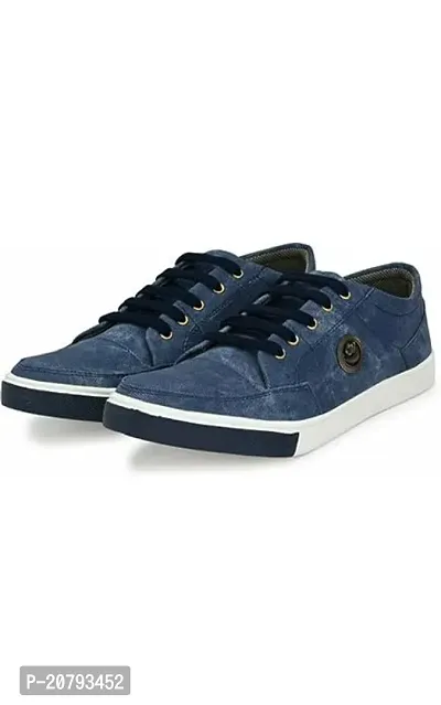 Comfortable Multicoloured Canvas Sneakers For Men