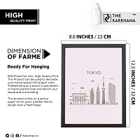 TheKarkhana- ""TOKYO"" Illustration Vector Art Frame for Home, Living Room, Bedroom, Kitchen and Office Wall Decor (22 x 32 cm ) (Without Glass)-thumb2