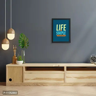 TheKarkhana- Motivational Quote Frames ""Life Is Simple Just Not Easy"" For Home, Office Decor (23.5 x 33.5 cm) (With Glass)-thumb4