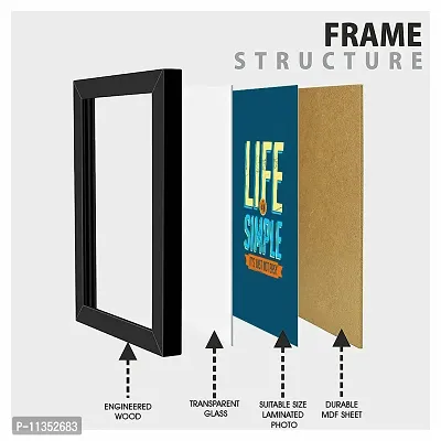 TheKarkhana- Motivational Quote Frames ""Life Is Simple Just Not Easy"" For Home, Office Decor (23.5 x 33.5 cm) (With Glass)-thumb5