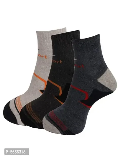 Men Pack of 3 Ankle Length Socks-thumb0